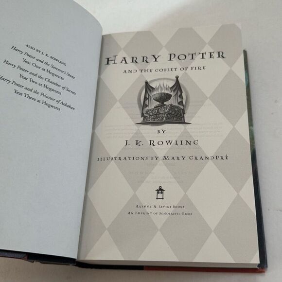 Harry Potter and the Goblet of Fire by J. K. Rowling 1st American Edition 2000 - Picture 7 of 9